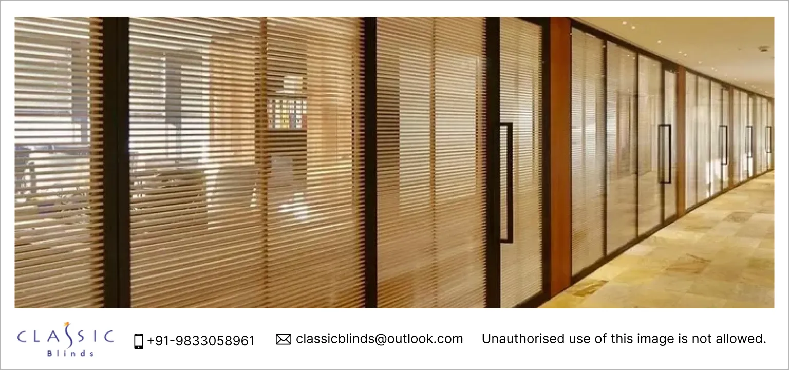 Integrated glass blinds manufacturers in india.webp